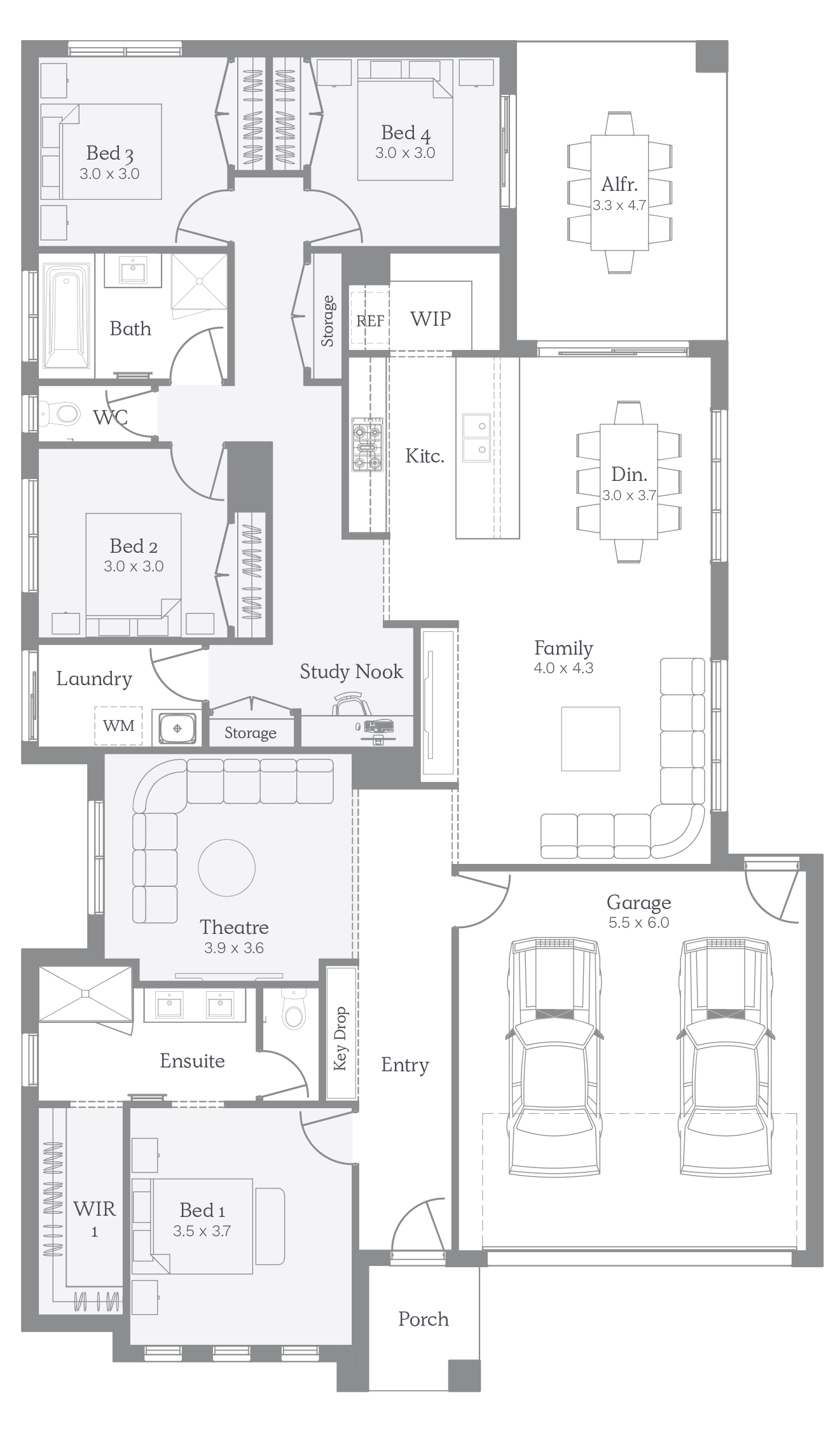 Palermo 25 Floor Plan