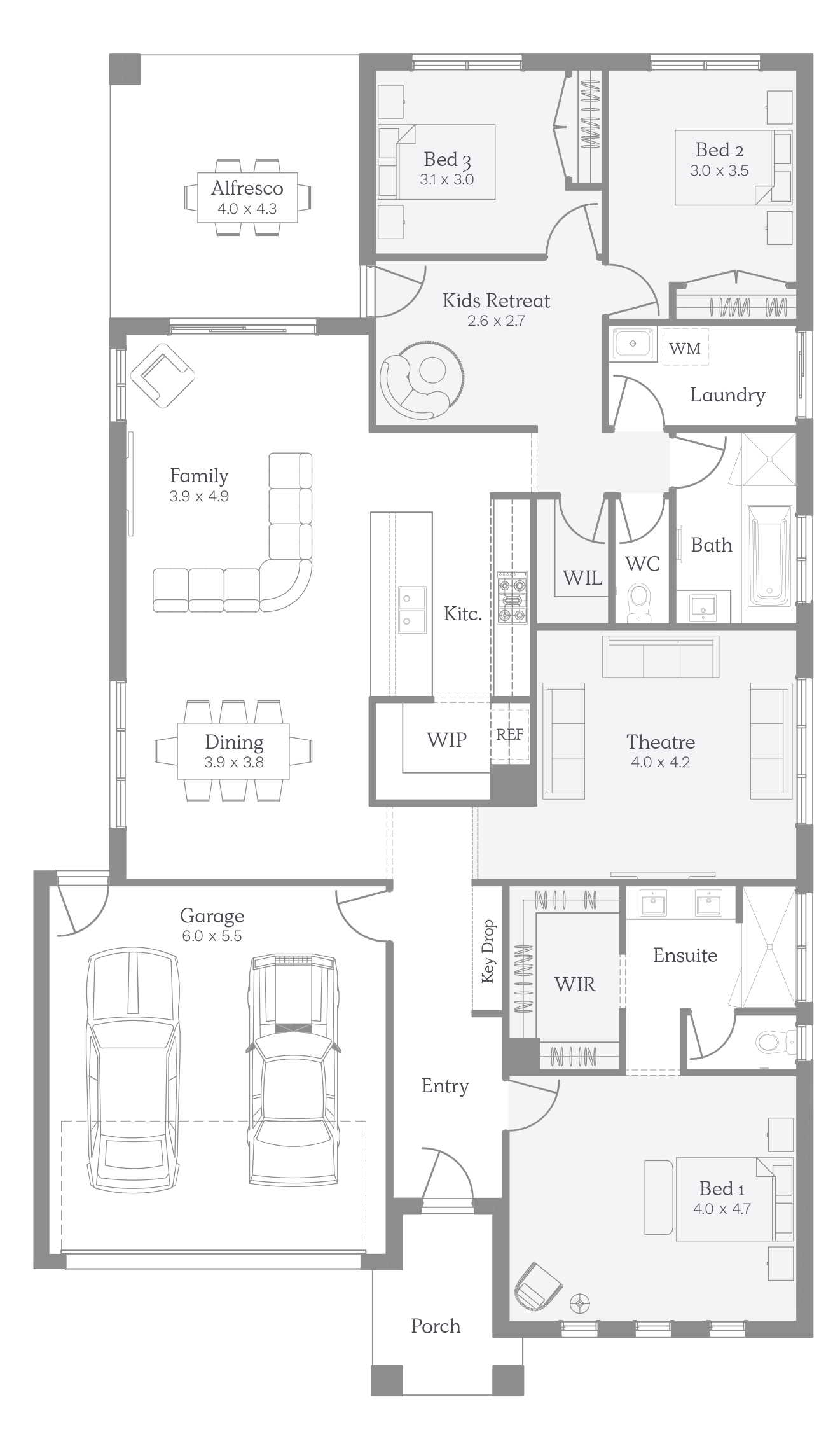 Messina 26 Floor Plan