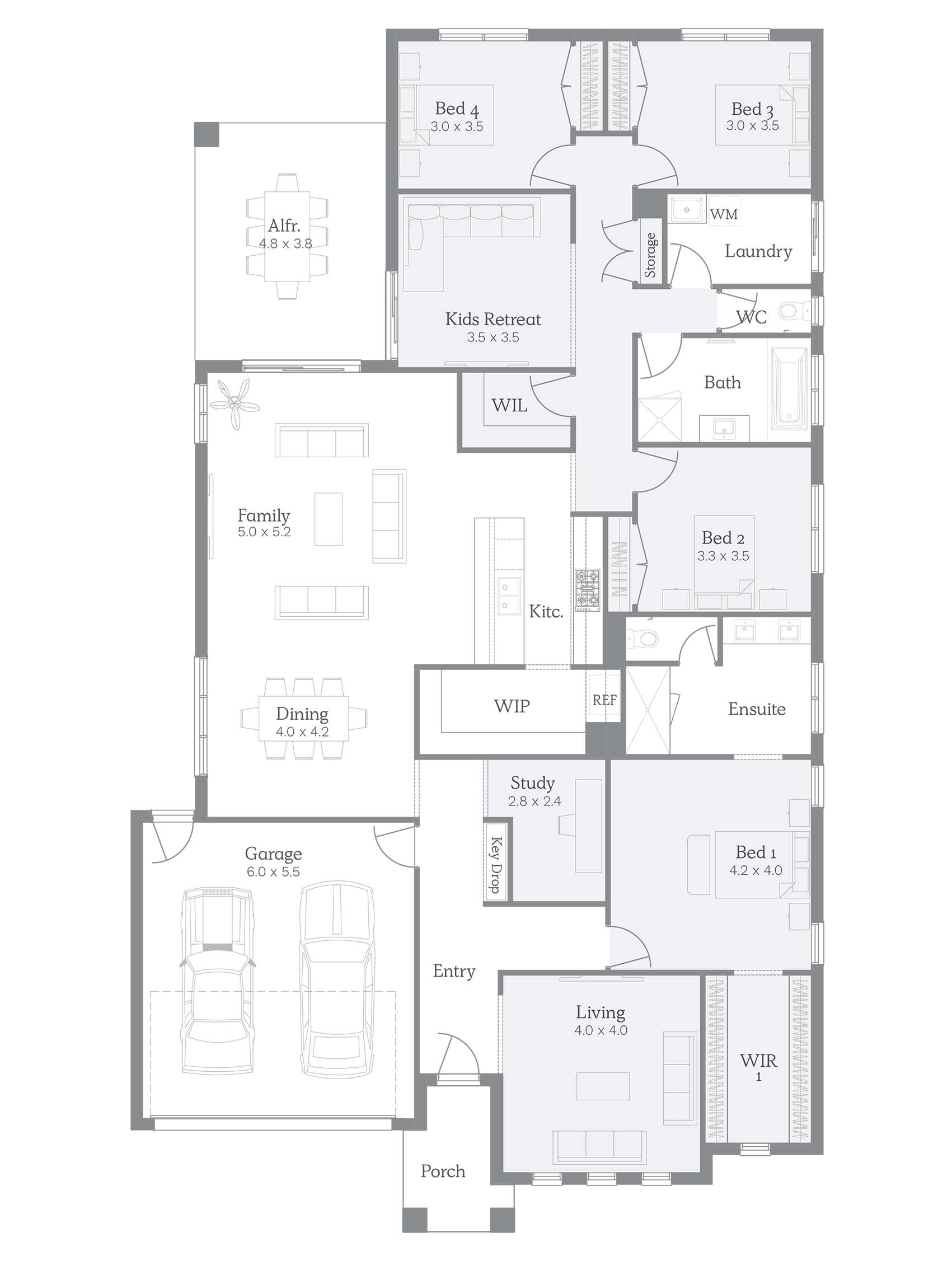 Messina 32 Floor Plan